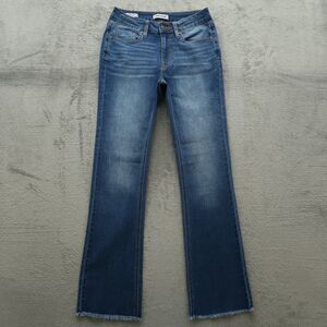 VIGOSS Jeans Women's Size 26 Blue Mid-Rise Marley Crop Boot Denim 30" Inseam